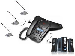 好會通（Meeteasy）Mid2HC 音頻會議系統(tǒng)電話機 會場終端 支持外接調(diào)音臺、會議麥克風、音箱，高質(zhì)量會議解決方案